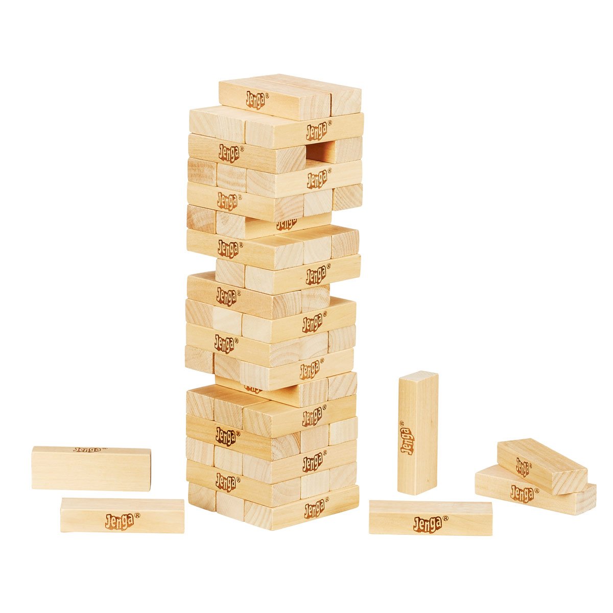 Jenga clásico hasbro - juego de mesa  - Sears