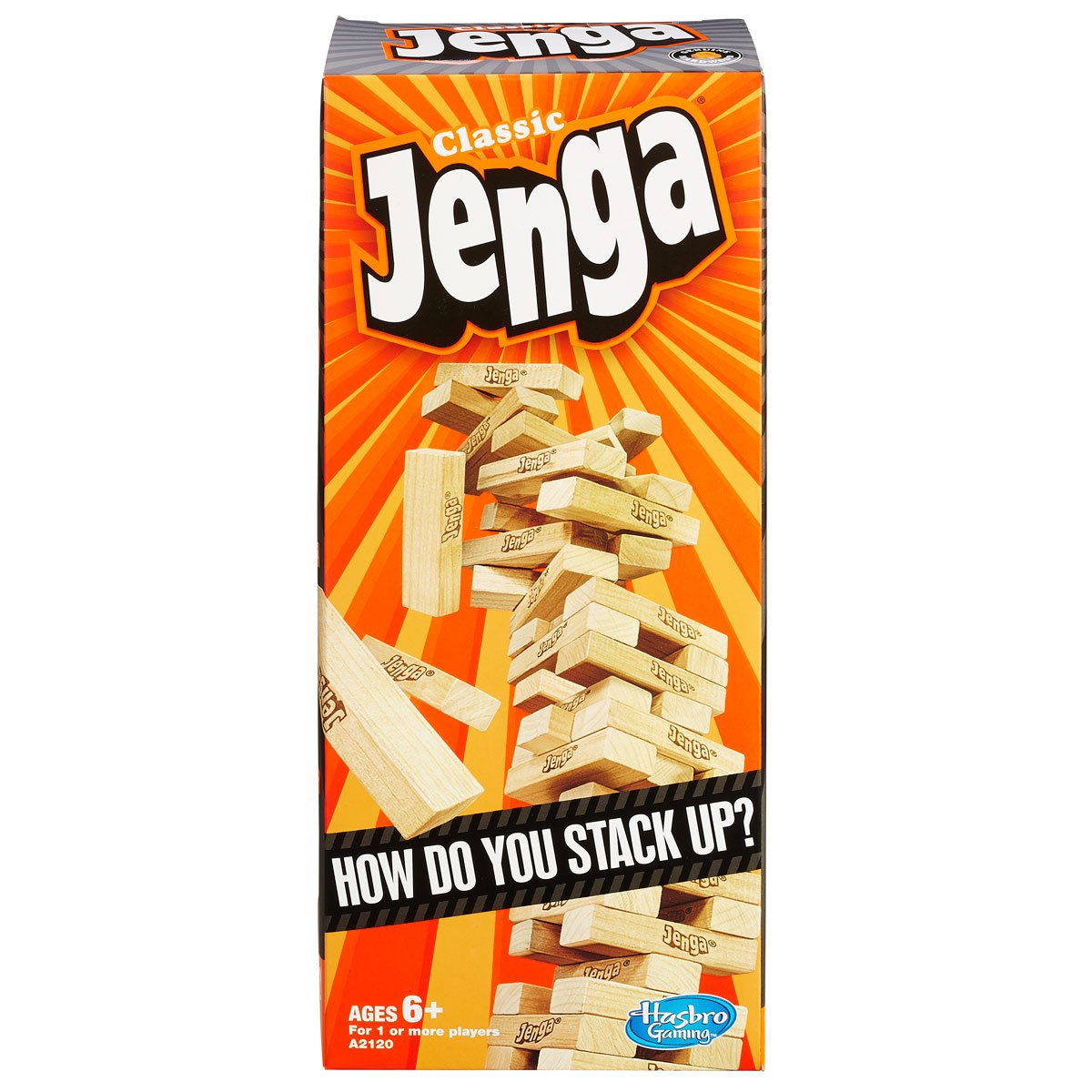 Jenga clásico hasbro - juego de mesa  - Sears