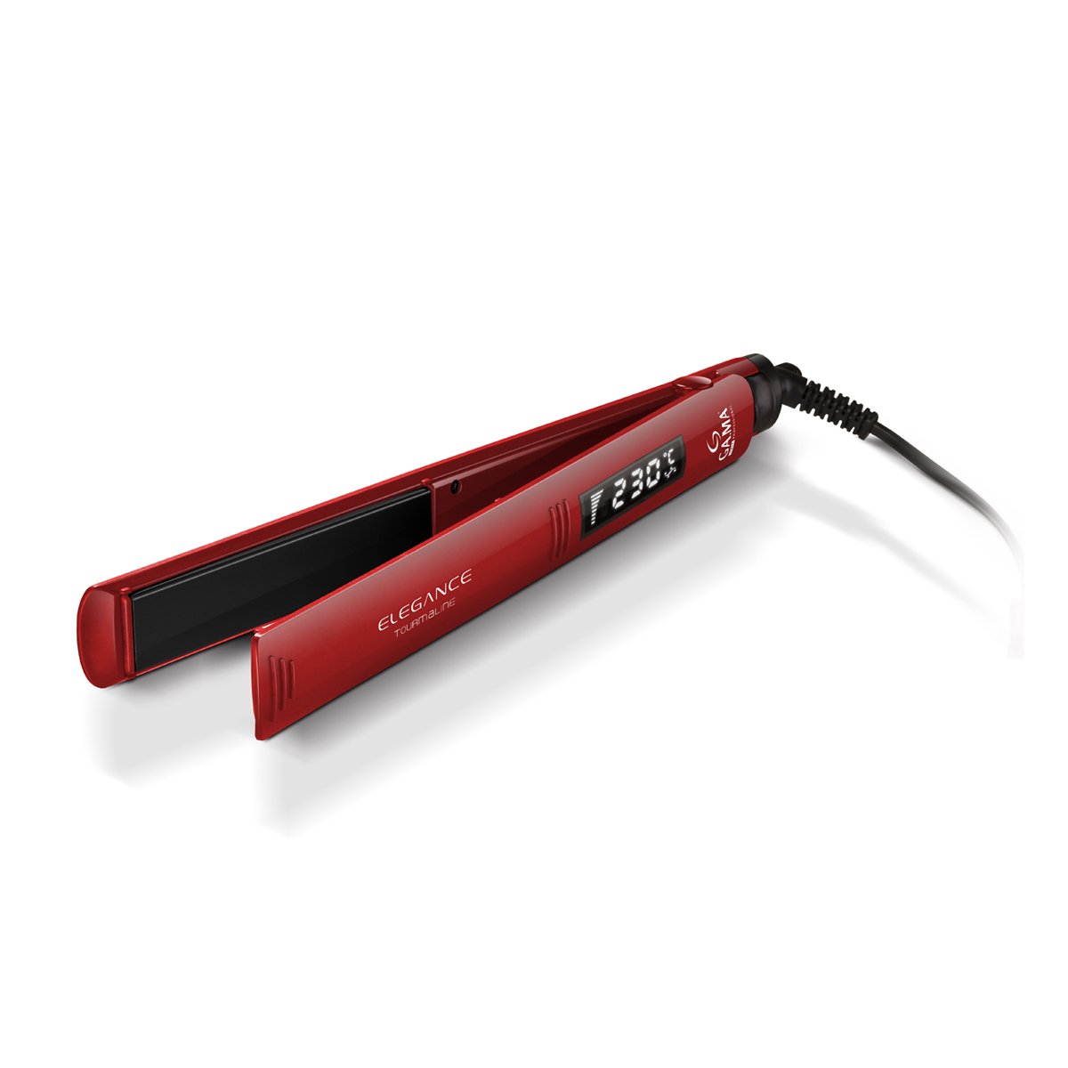 Plancha alaciadora elegance digital roja gama italy  - Sears