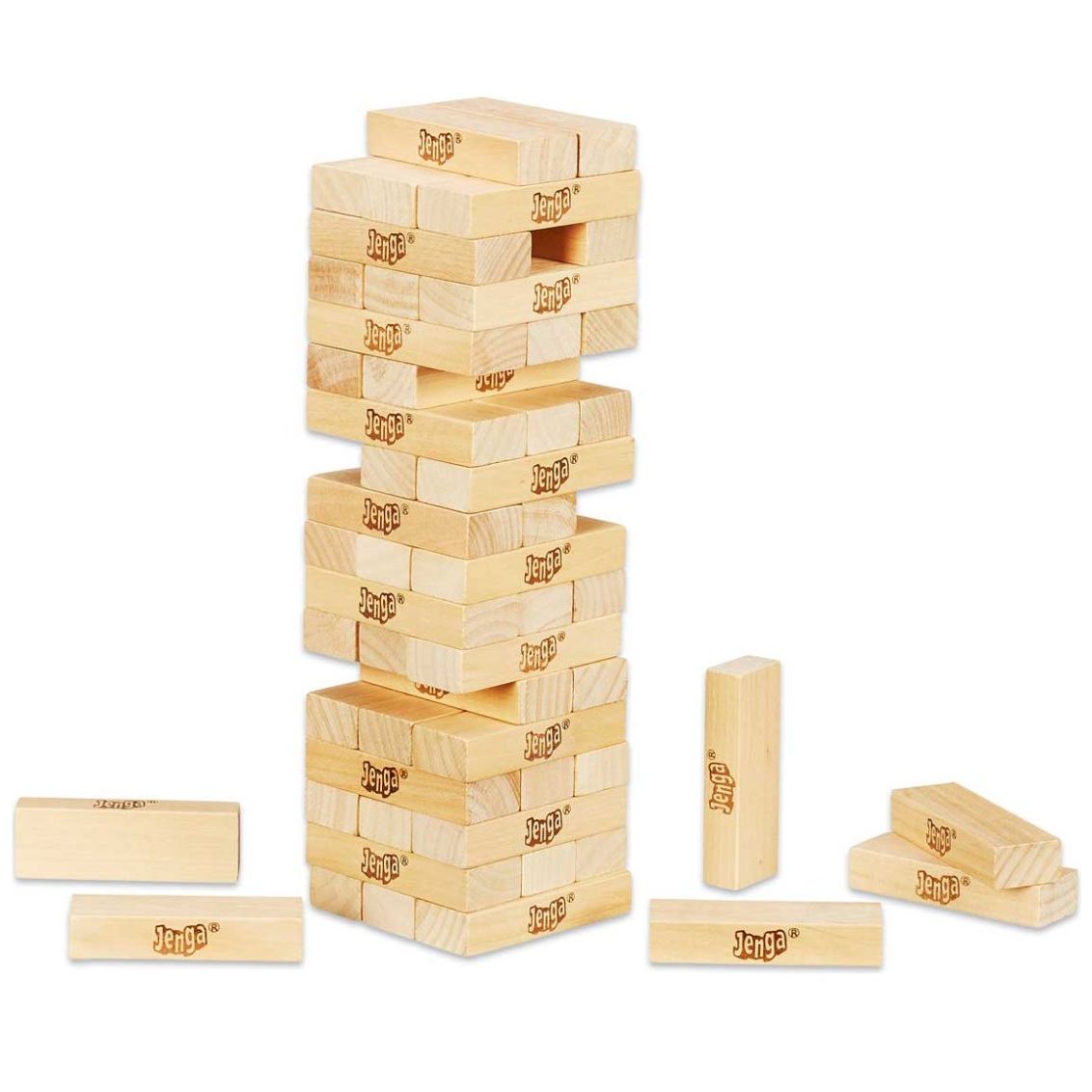 Jenga clásico hasbro - juego de mesa  - Sears
