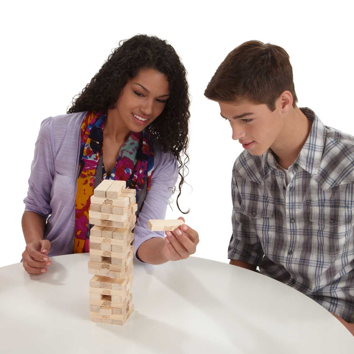 Jenga clásico hasbro - juego de mesa  - Sears