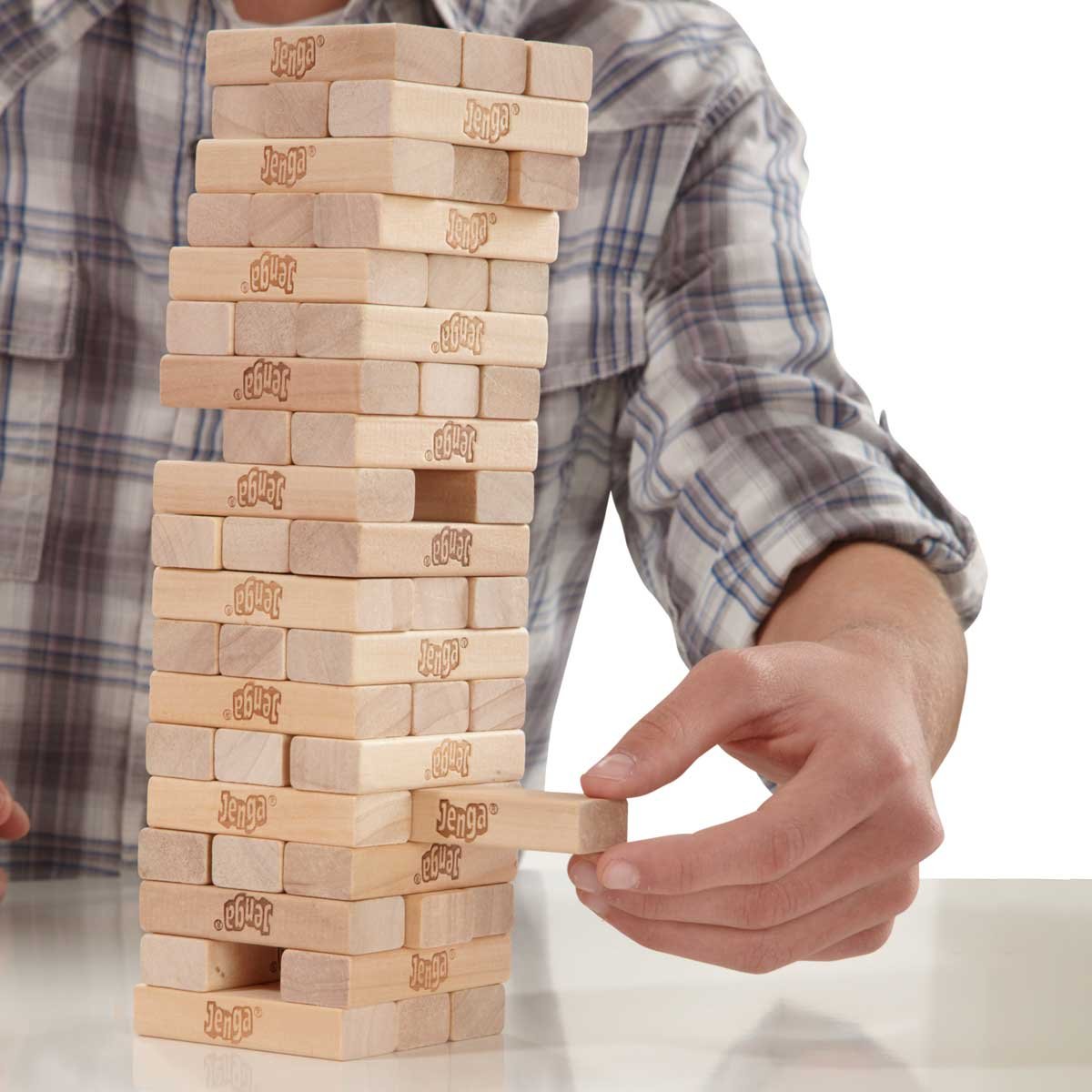 Jenga clásico hasbro - juego de mesa  - Sears