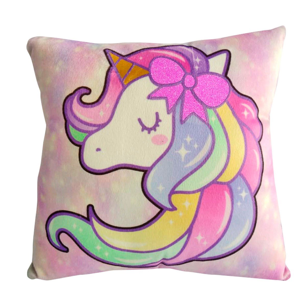 Cojín cuadro unicornio moño cigama  - Sears