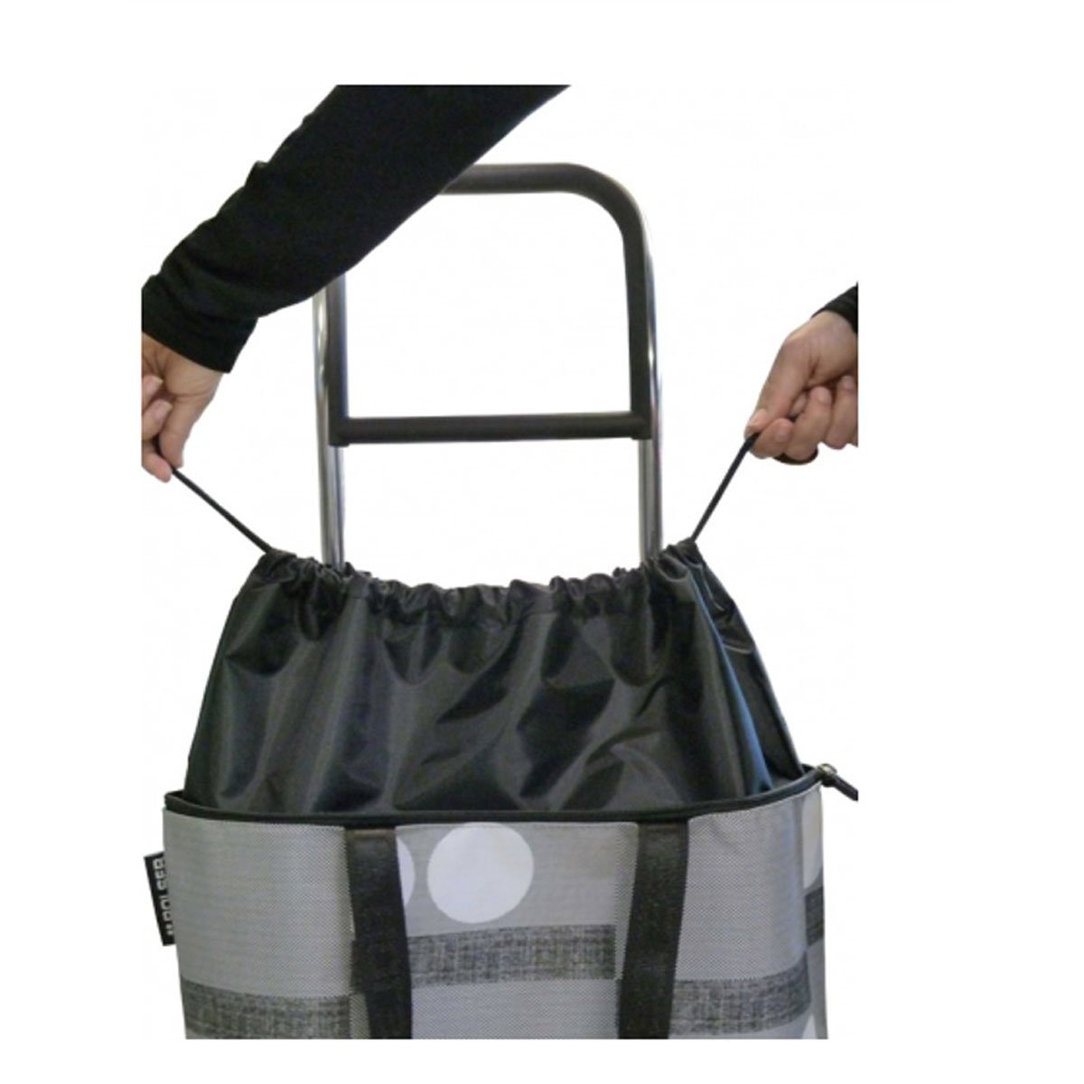 Carrito morado mini bag plus tornasol logic rolser  - Sears